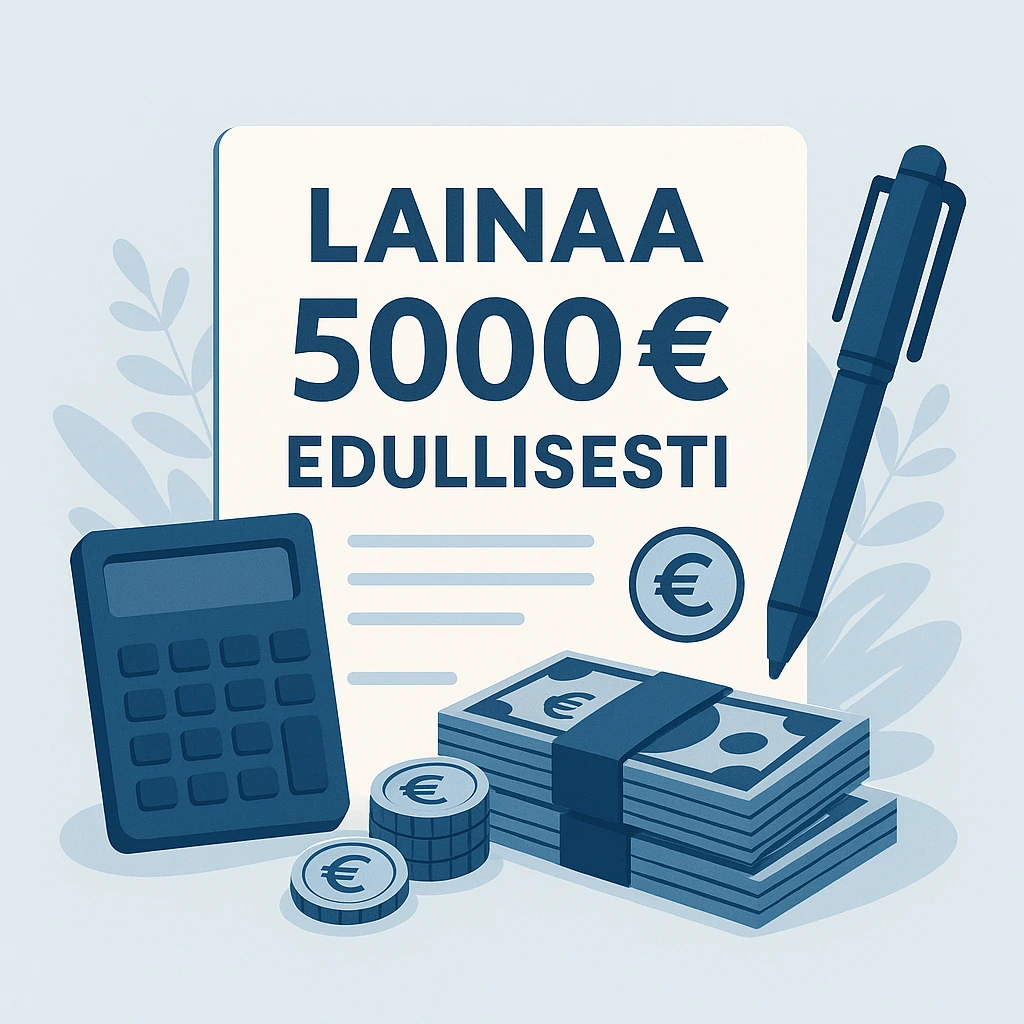Lainaa 5000 euroa edullisesti kilpailuttamalla pankit.